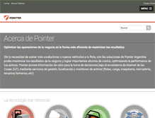 Tablet Screenshot of pointer.com.ar